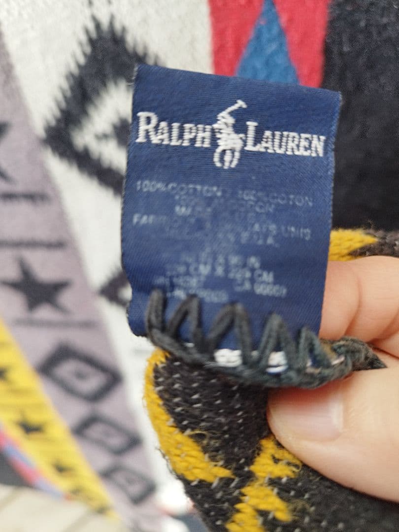 ラルフ・ローレン　コットンラグ