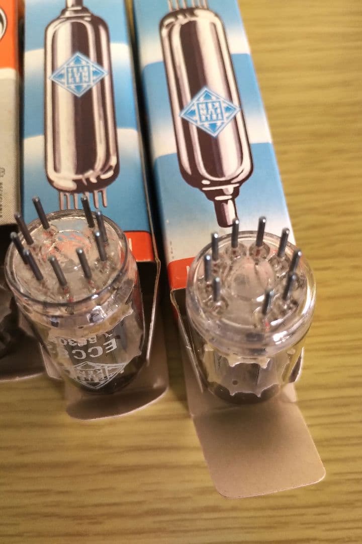 Telefunken GE 真空管12AX7 ECC83 ECC82 4本セット