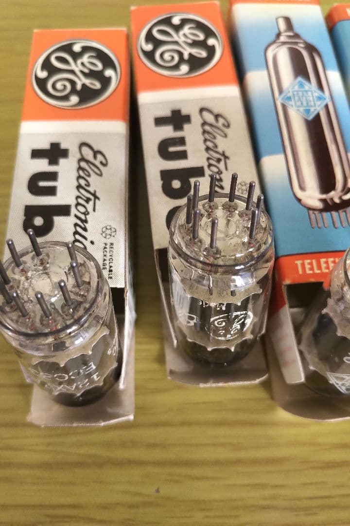 Telefunken GE 真空管12AX7 ECC83 ECC82 4本セット