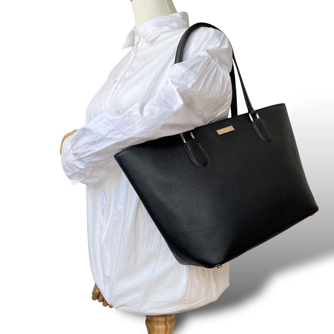 【極美品】Kate Spade トートバッグ レザー PVC ビジネス 0988