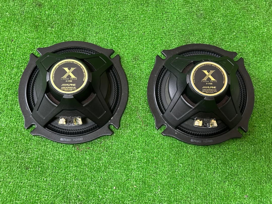 アルパイン X-170S 17cmカースピーカー（ツイーター、ネットワーク付き）