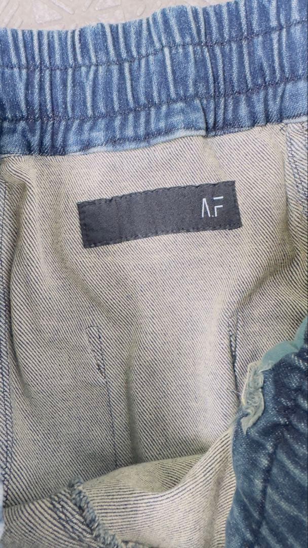 AF ライトブルー サルエルパンツ　a.f artefact メンズ