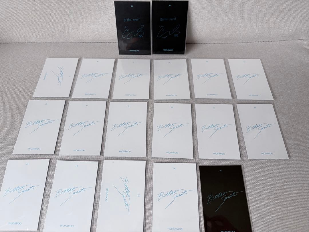 ウォヌ　bitter sweet トレカ　コンプセット