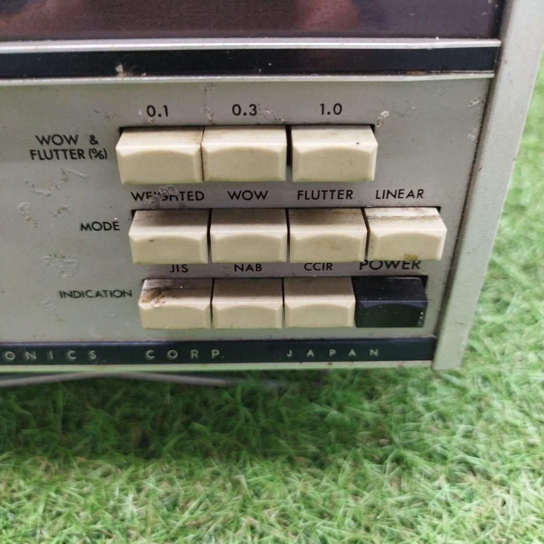 WOW&FLUTTER METER ワウフラメーター 677A ニキシー管