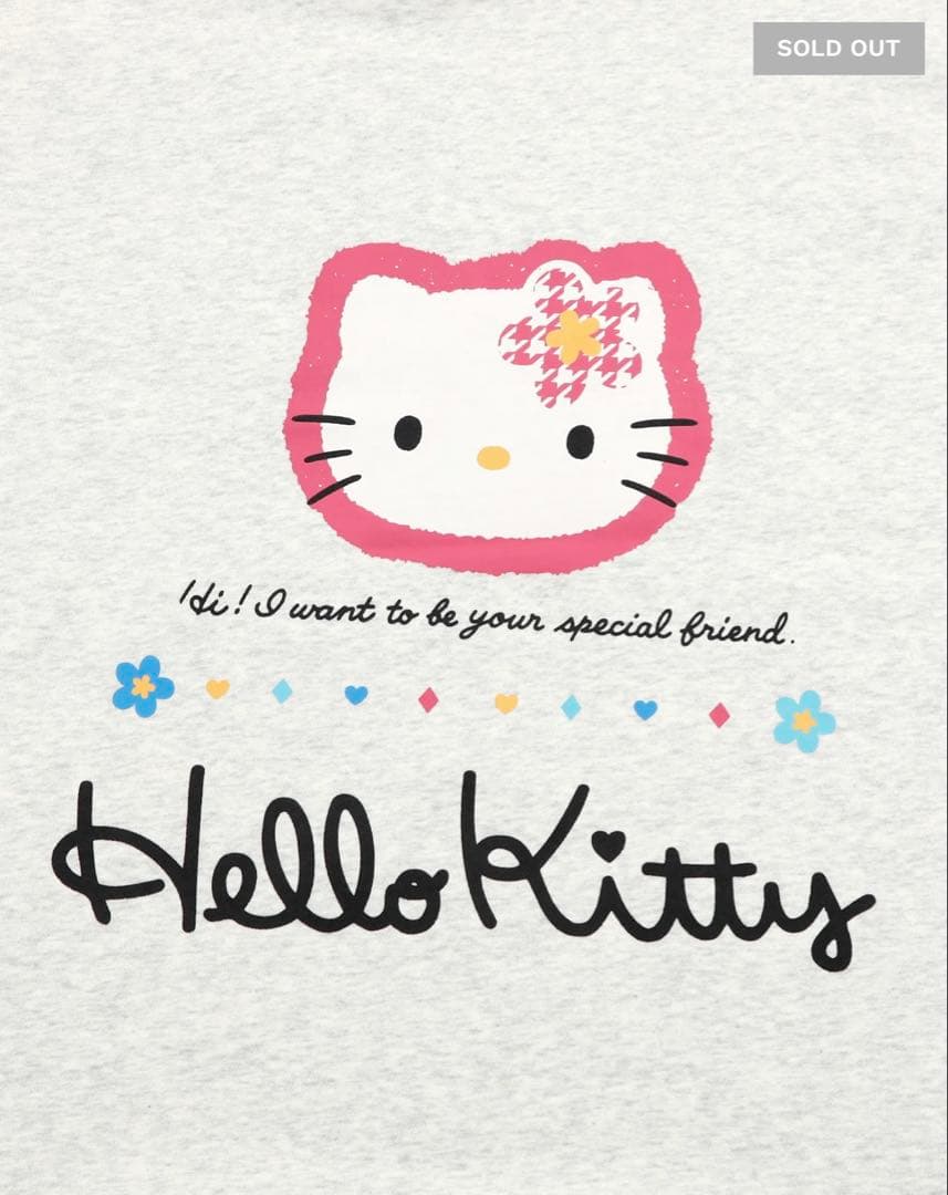 トップス hello kitty x little sunny bite hoodie