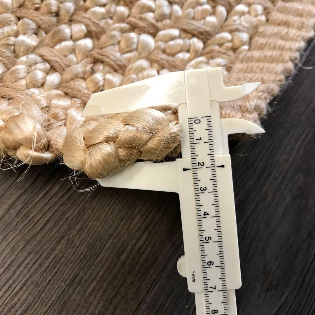 144x197cm ラグ ラグマット 麻 ジュート 夏用 天然素材 店舗使用可