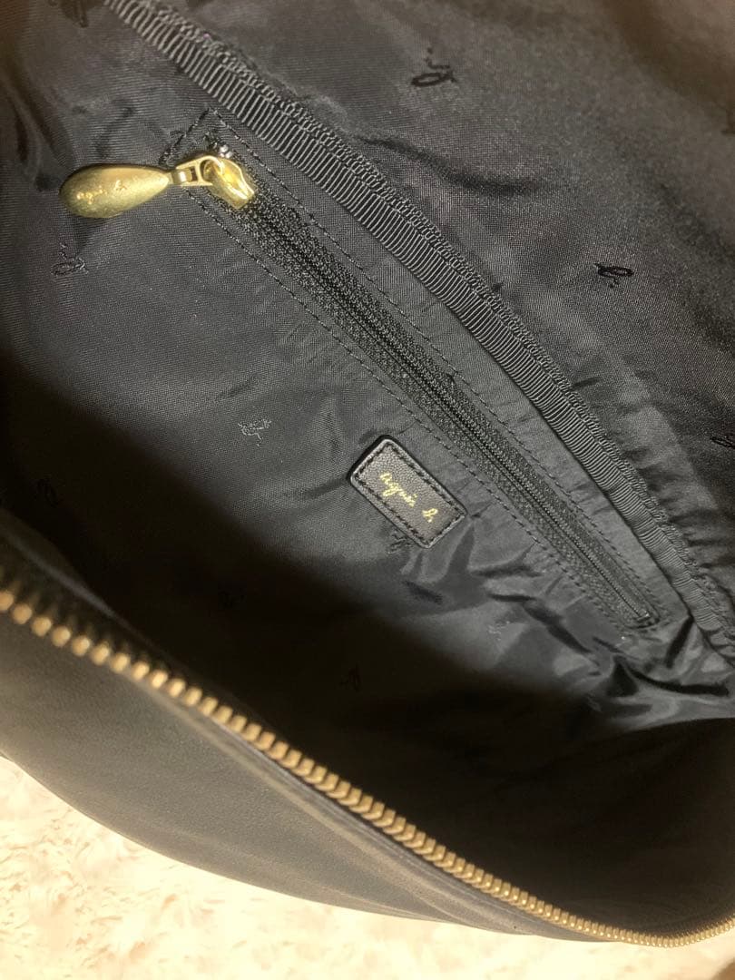 agnes b. アニエスベー　チェーンボディバッグ　レザー　ショルダーバッグ