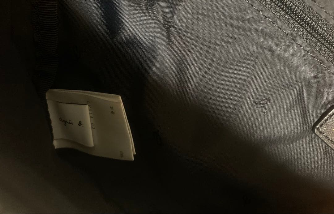 agnes b. アニエスベー　チェーンボディバッグ　レザー　ショルダーバッグ