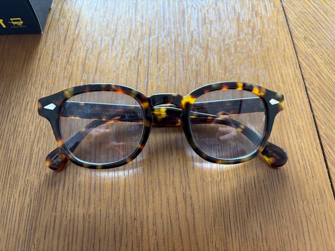 モスコット　レムトッシュ　ベッコウ　サングラス