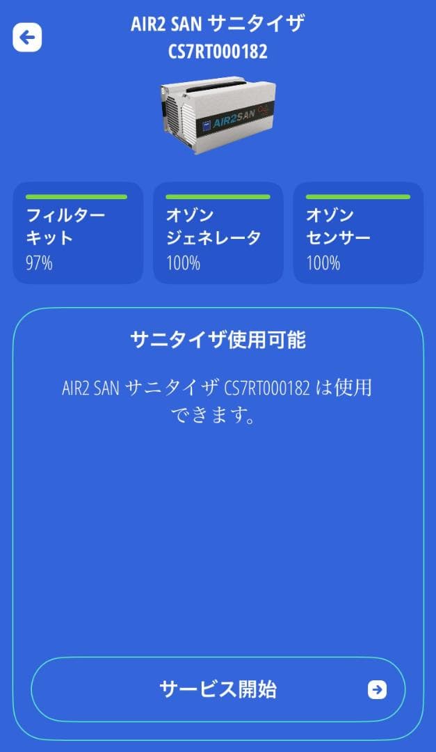 TEXA AIR2 SAN オゾン除菌・消臭機（プロ仕様・イタリア製）