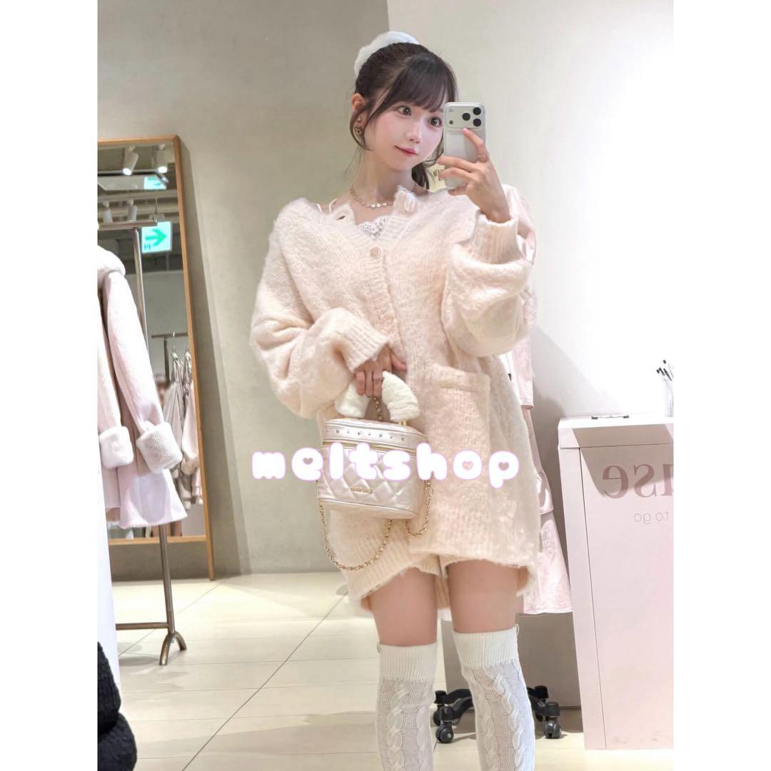 ワンピース Rosemuse Shaggy knit cardie