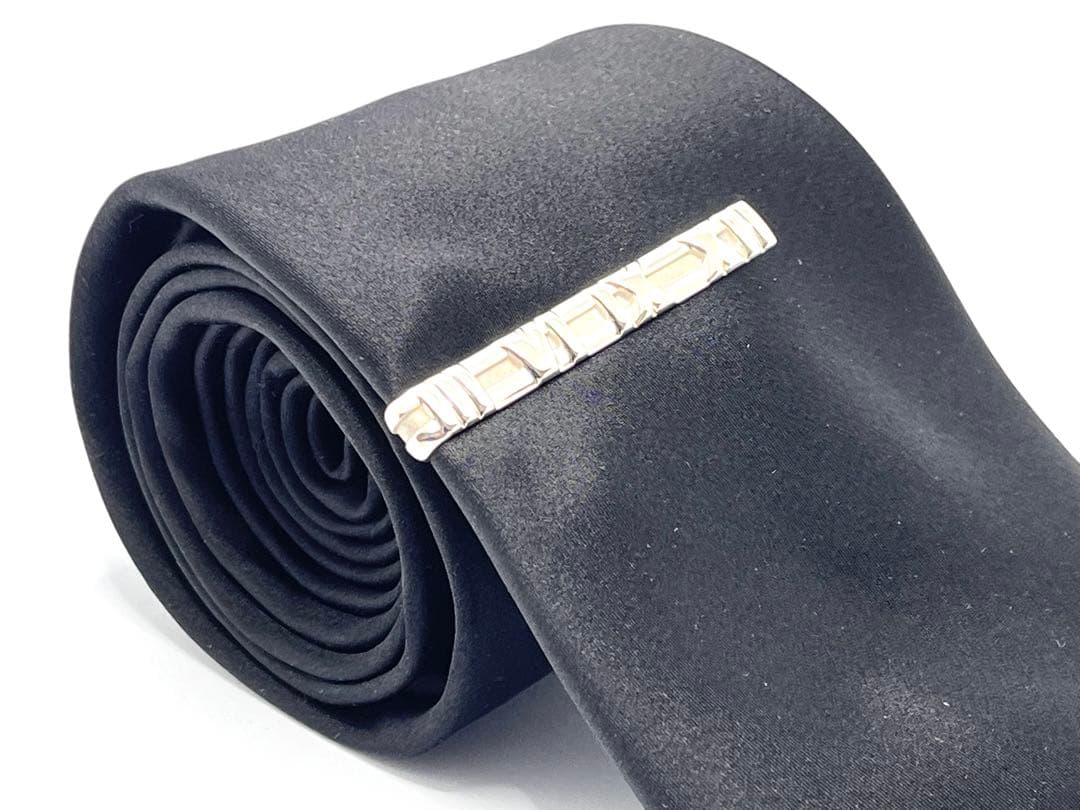 c876 美品　ティファニー　アトラス　1995 ネクタイピン　シルバー　925