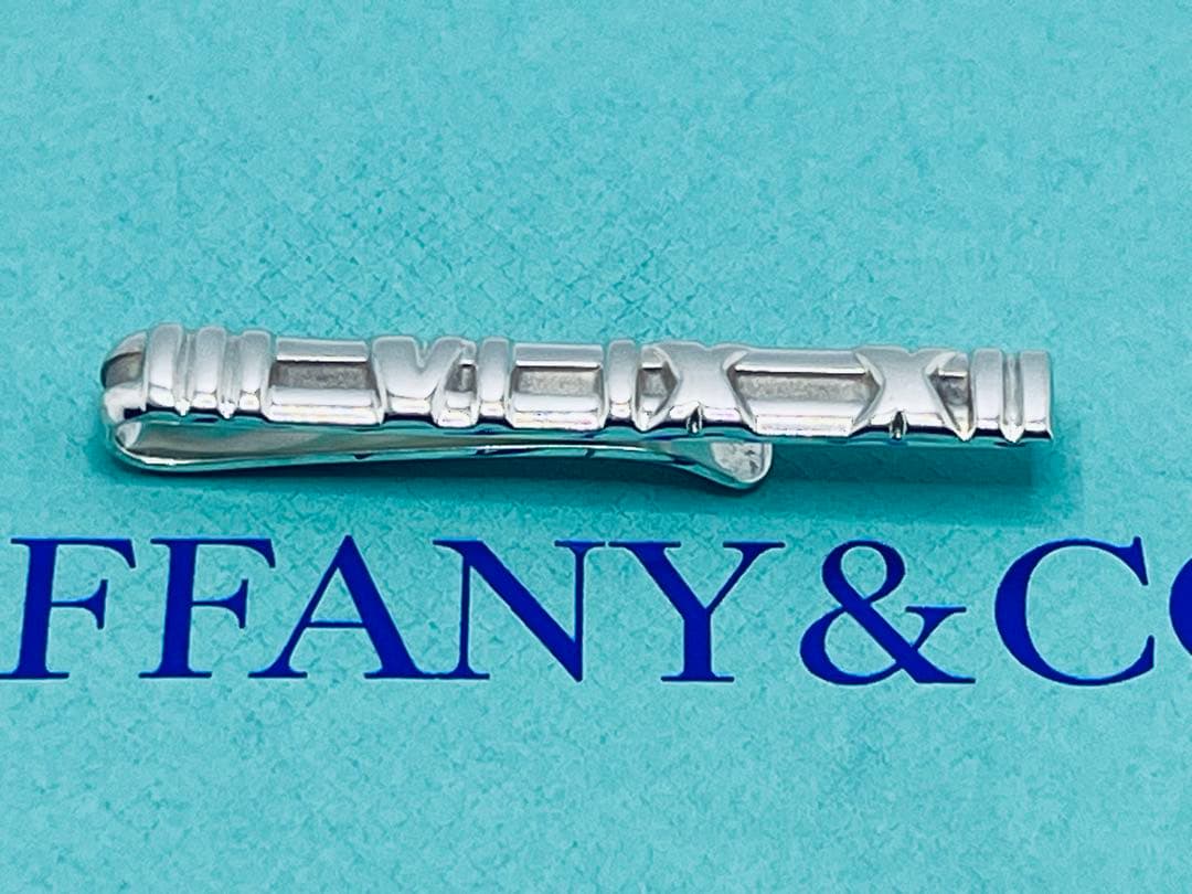 c876 美品　ティファニー　アトラス　1995 ネクタイピン　シルバー　925