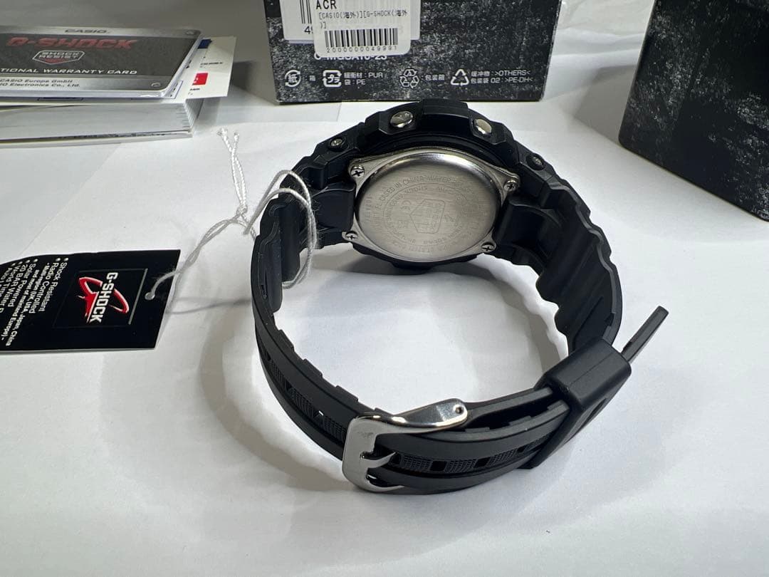 【箱付美品】CASIO G-SHOCK AWG-M100B-1ACR ソーラー