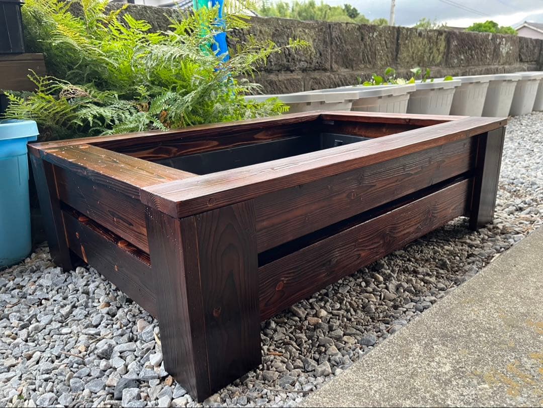 在庫限り⭐️【新品】60Lトロ舟と木枠のセット　めだか飼育ケース　ビオトープ