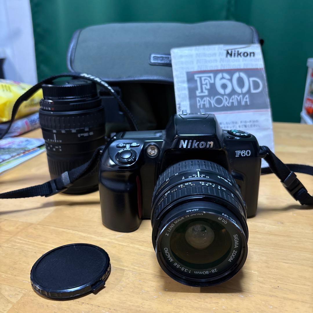 Nikon F60 フィルムカメラ 28-80mm 70-300mm