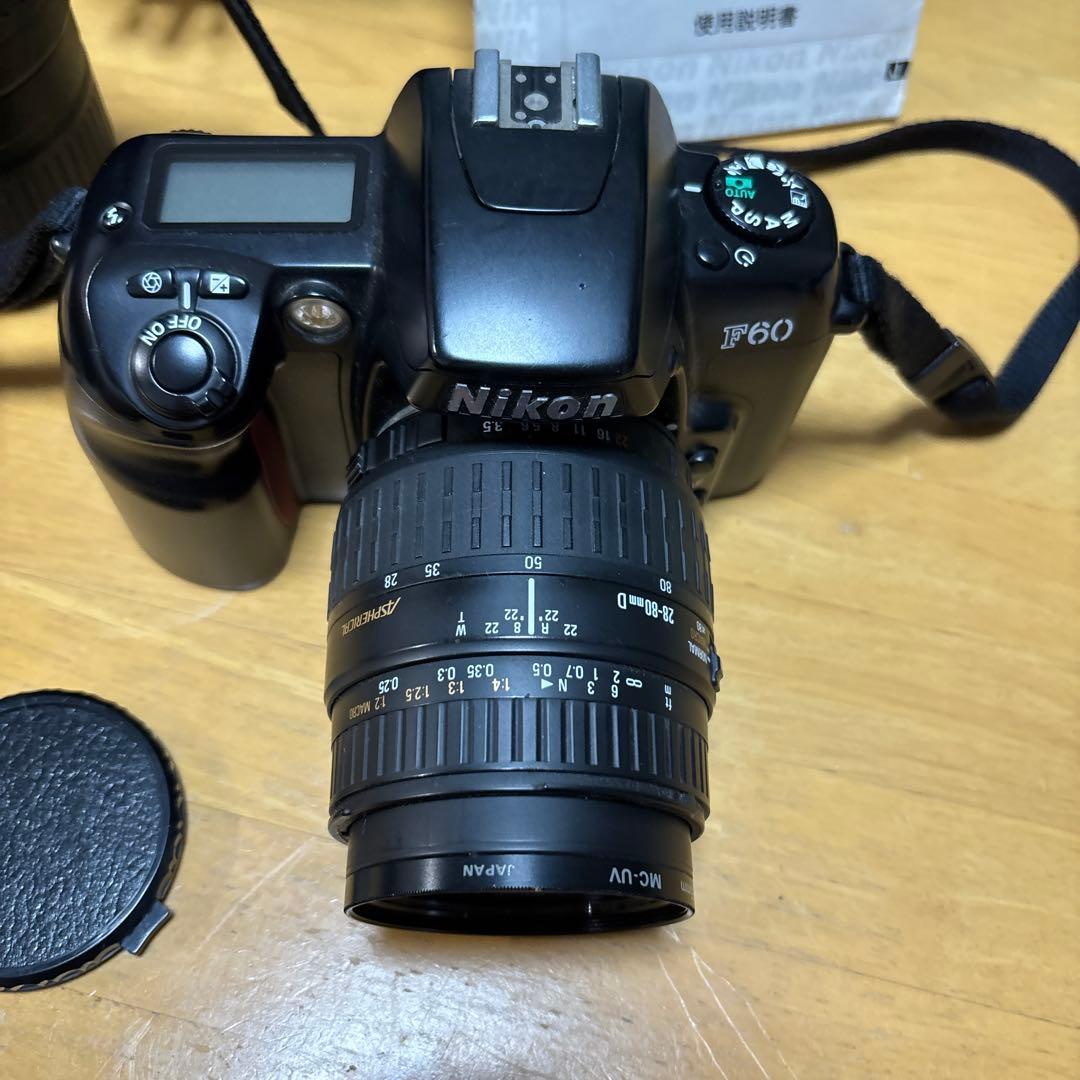 Nikon F60 フィルムカメラ 28-80mm 70-300mm