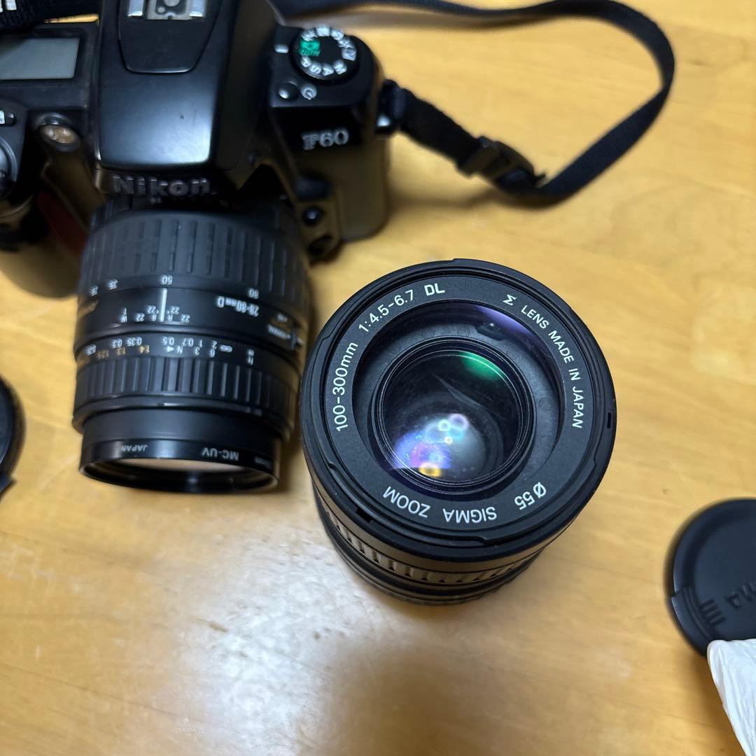 Nikon F60 フィルムカメラ 28-80mm 70-300mm