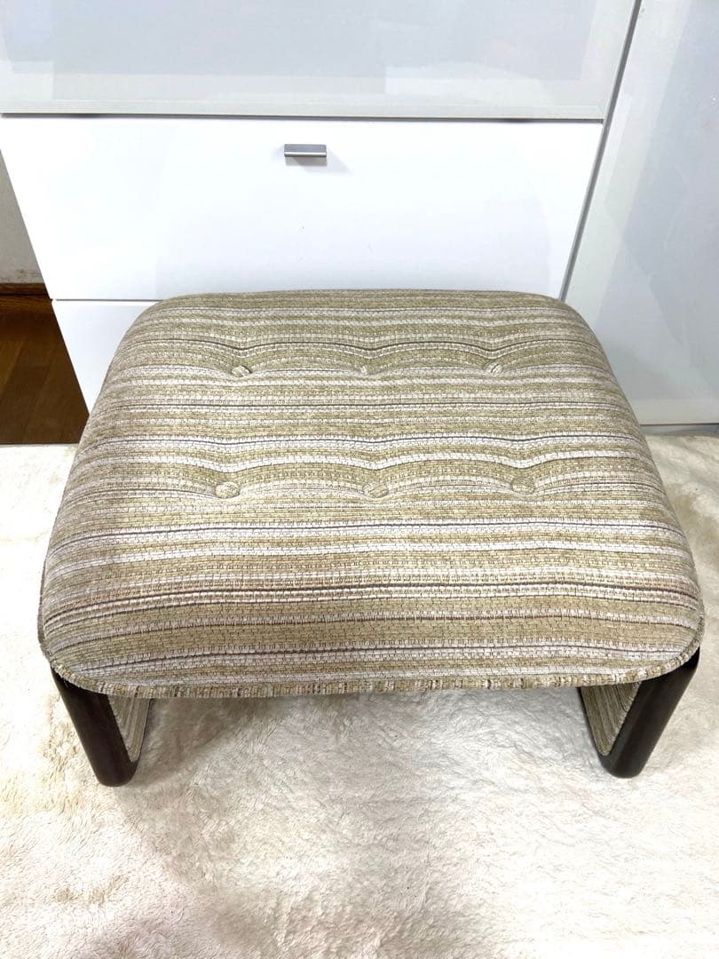 【希少品】karimoku オールドカリモク スツール オットマン　2脚セット