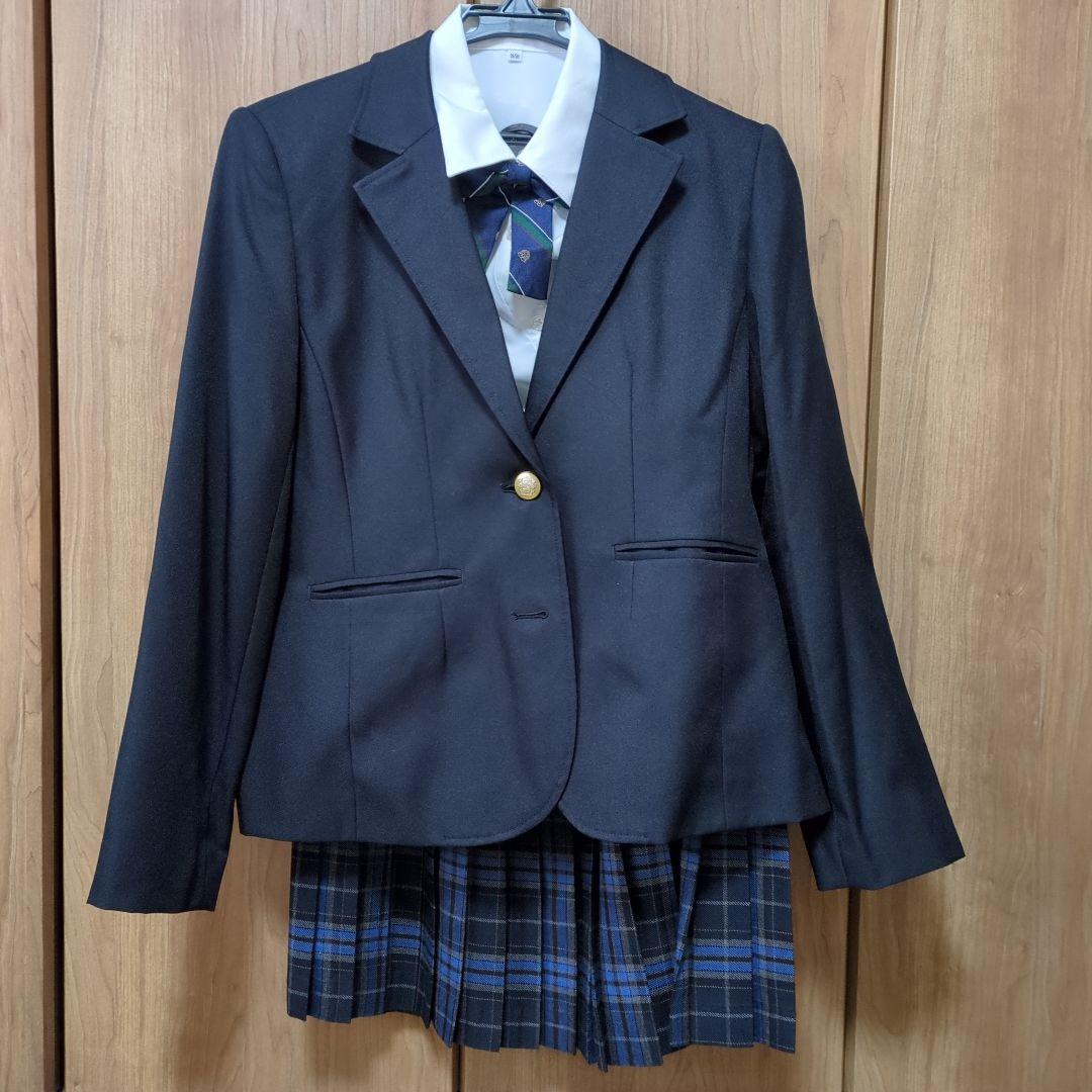 ネイビー ブレザー スカートセット　卒業式　165B