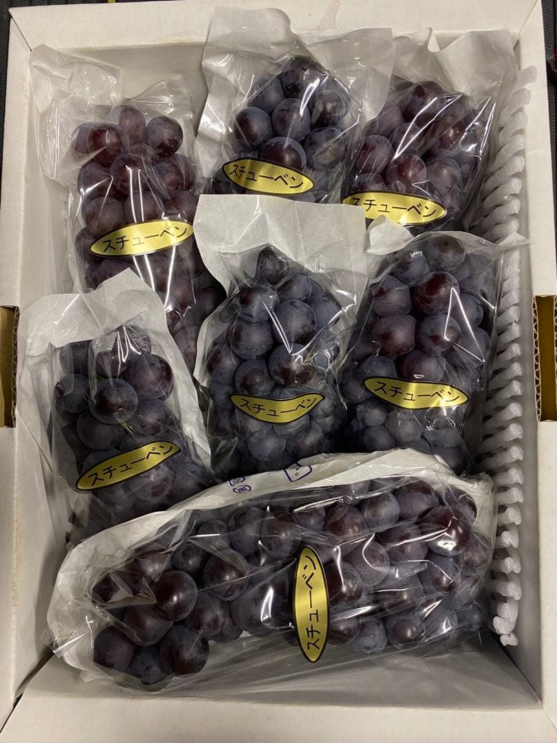 嵐1987 山形県産　美品シャインマスカットと極甘スチューベン