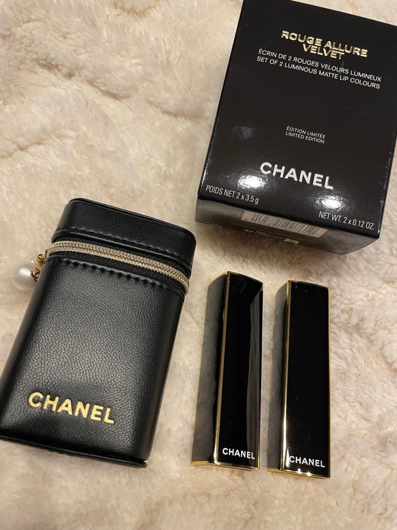 CHANELルージュアリュールヴェルヴェット レ ペルル セットオブ2⭐︎限定品