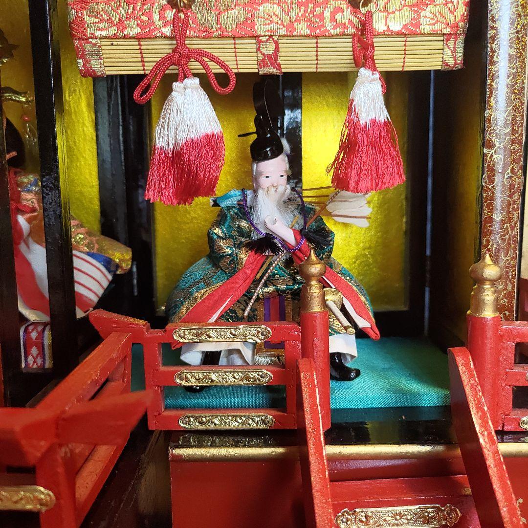 御殿飾りひな人形　雛人形セット