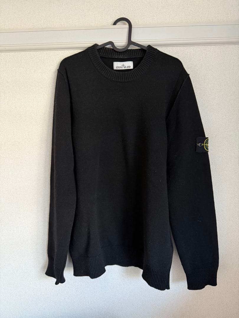 STONE  ブラック ニット