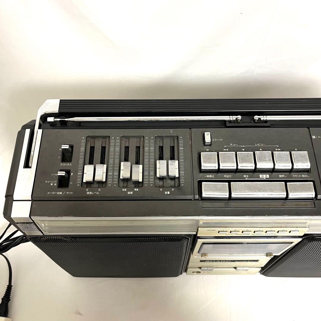 【再生確認】シャープ SHARP 大型ラジカセ GF-505SB