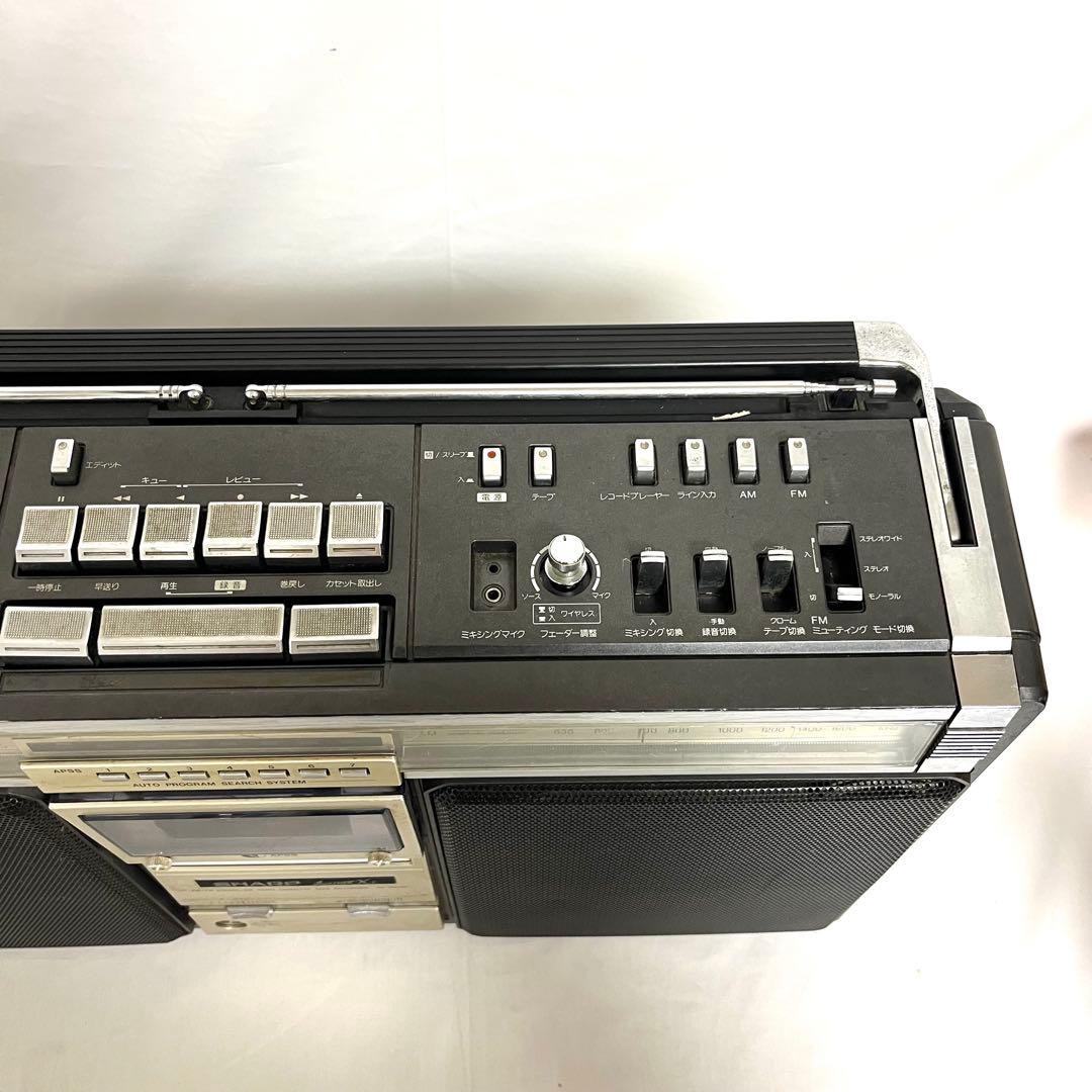 【再生確認】シャープ SHARP 大型ラジカセ GF-505SB