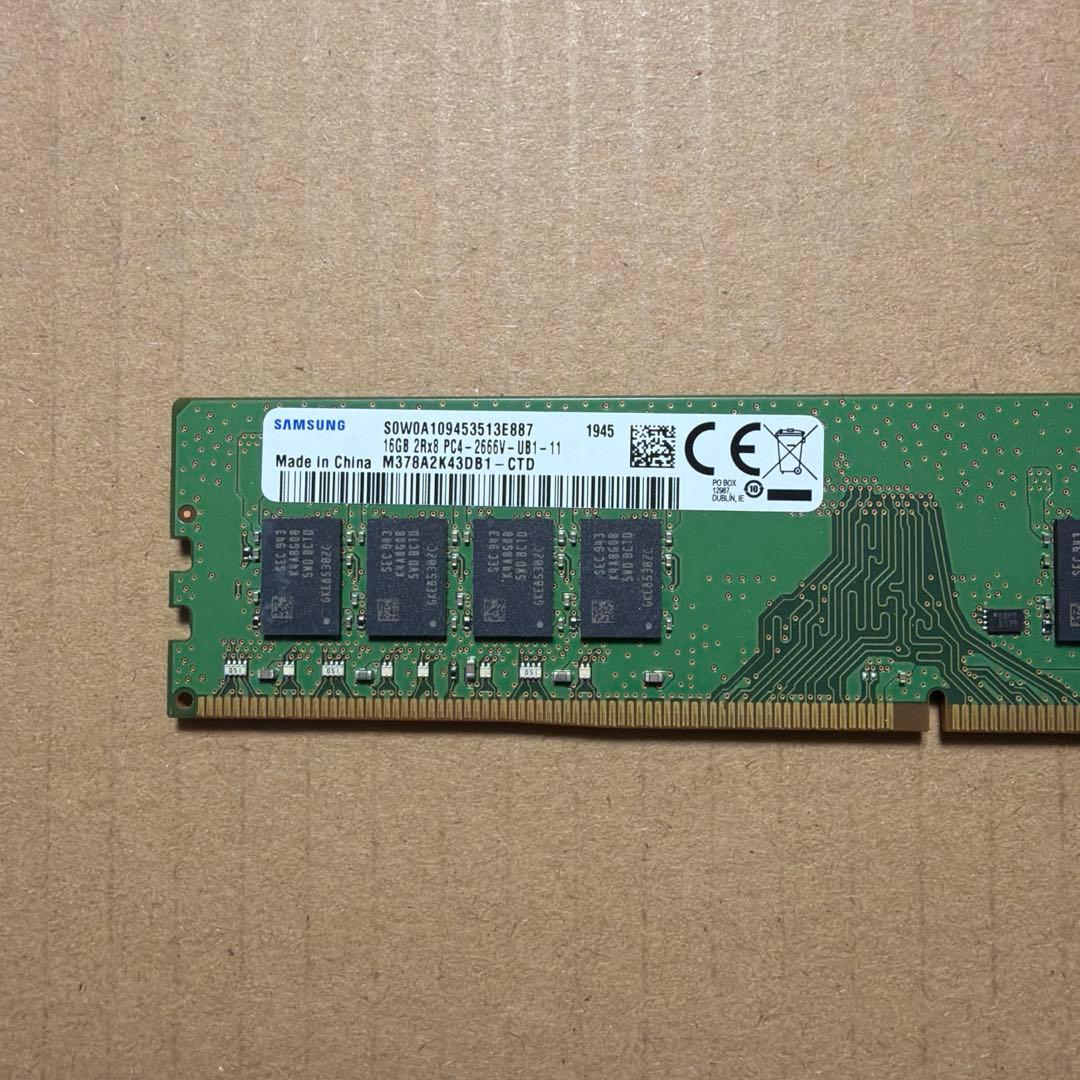 [17] デスクトップ PC メモリ16GB DDR4 2666