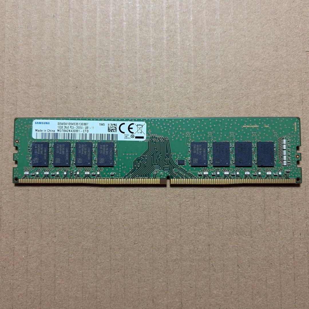 [17] デスクトップ PC メモリ16GB DDR4 2666
