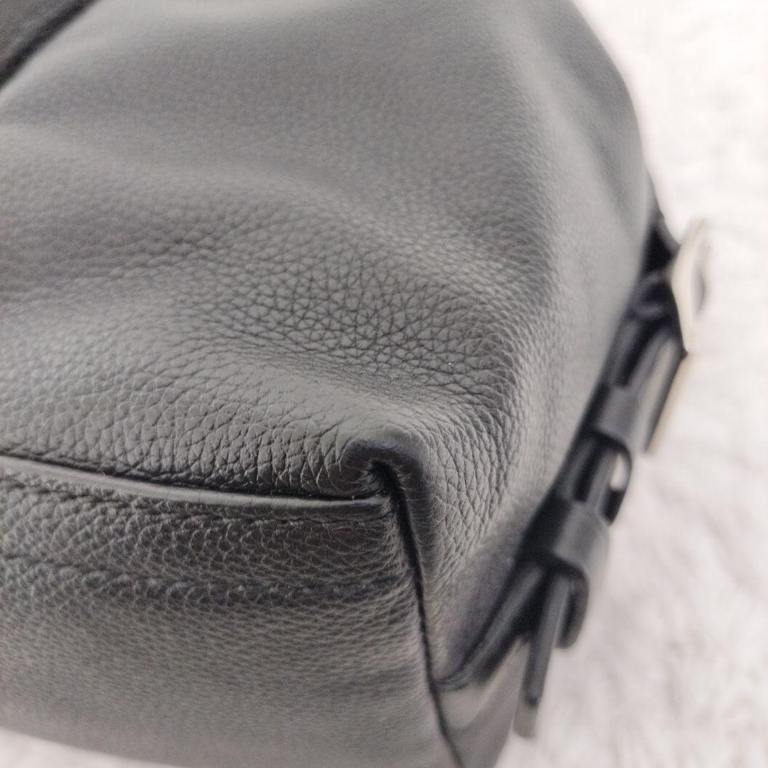 ⭐極美品⭐COACH　トンプソン　レザー ブラック ボストンバッグ　70491