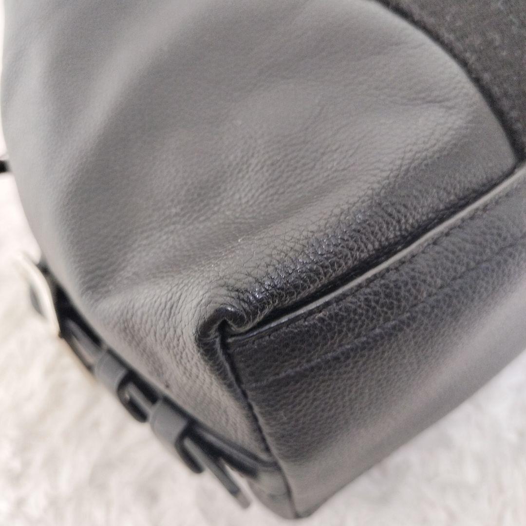 ⭐極美品⭐COACH　トンプソン　レザー ブラック ボストンバッグ　70491