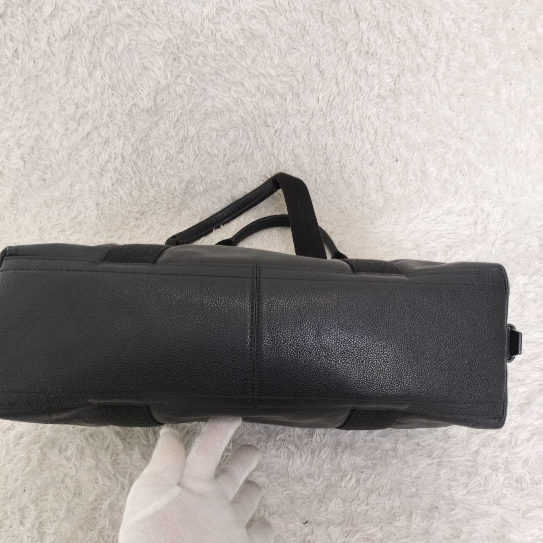 ⭐極美品⭐COACH　トンプソン　レザー ブラック ボストンバッグ　70491