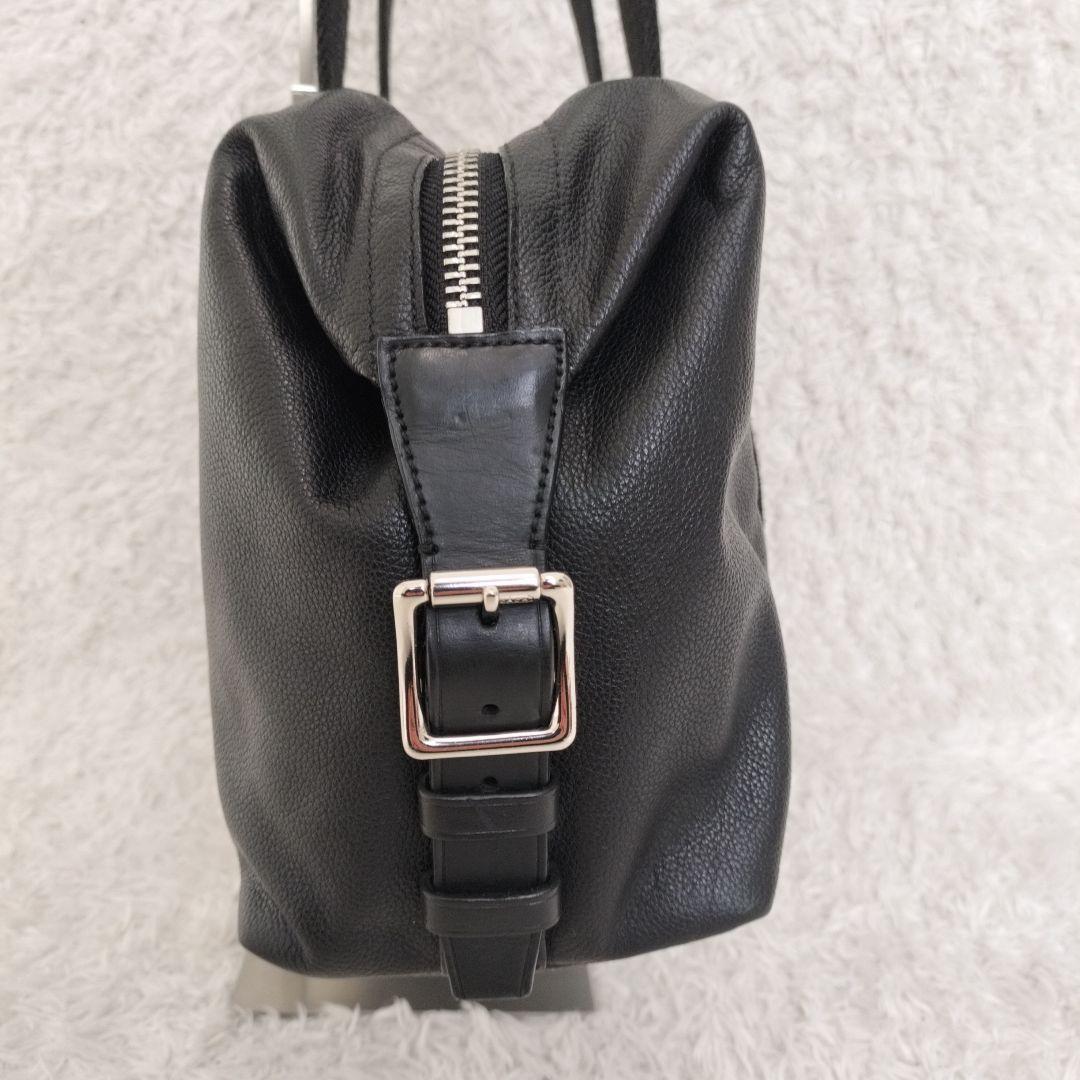 ⭐極美品⭐COACH　トンプソン　レザー ブラック ボストンバッグ　70491