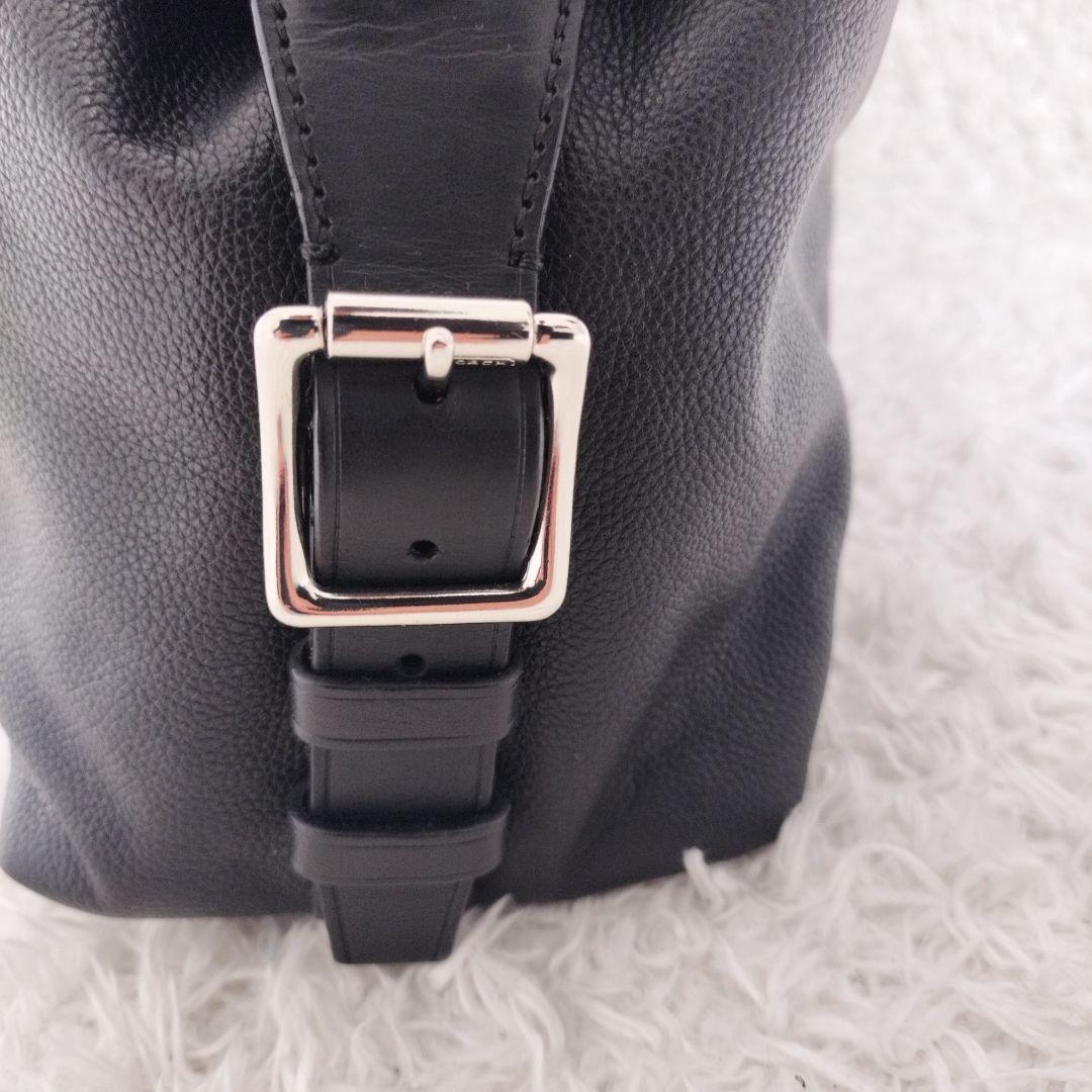 ⭐極美品⭐COACH　トンプソン　レザー ブラック ボストンバッグ　70491
