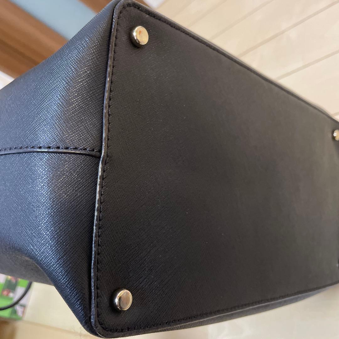 kate spade 黒 トートバッグ