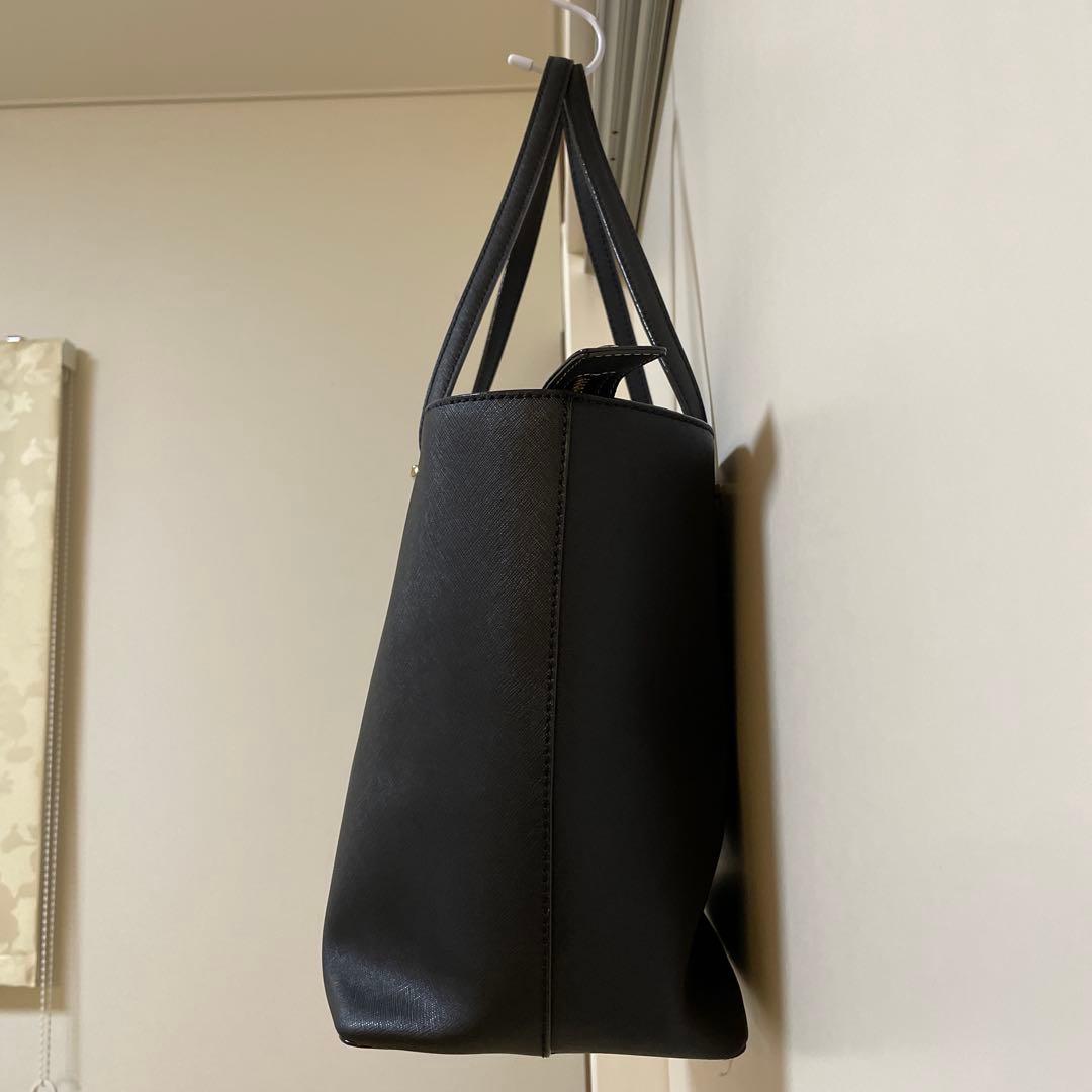 kate spade 黒 トートバッグ
