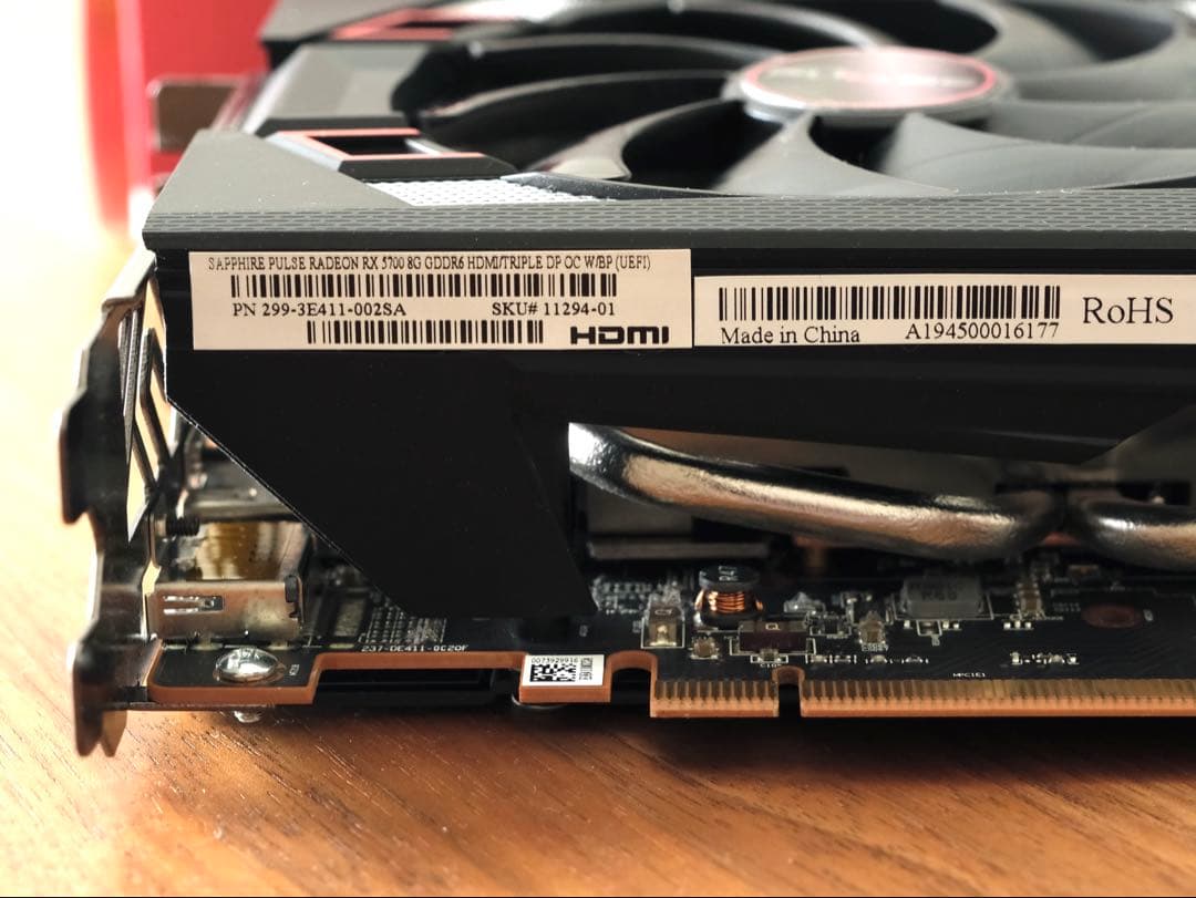 グラフィックボード・グラボ・ビデオカード SAPPHIRE PULSE RADEON RX 5700 8G GDDR6