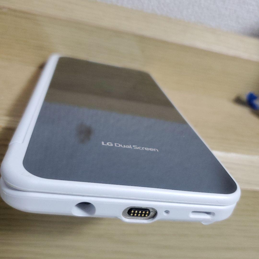 lg v60 白　ホワイト　限定カラー　デュアルスクリーン