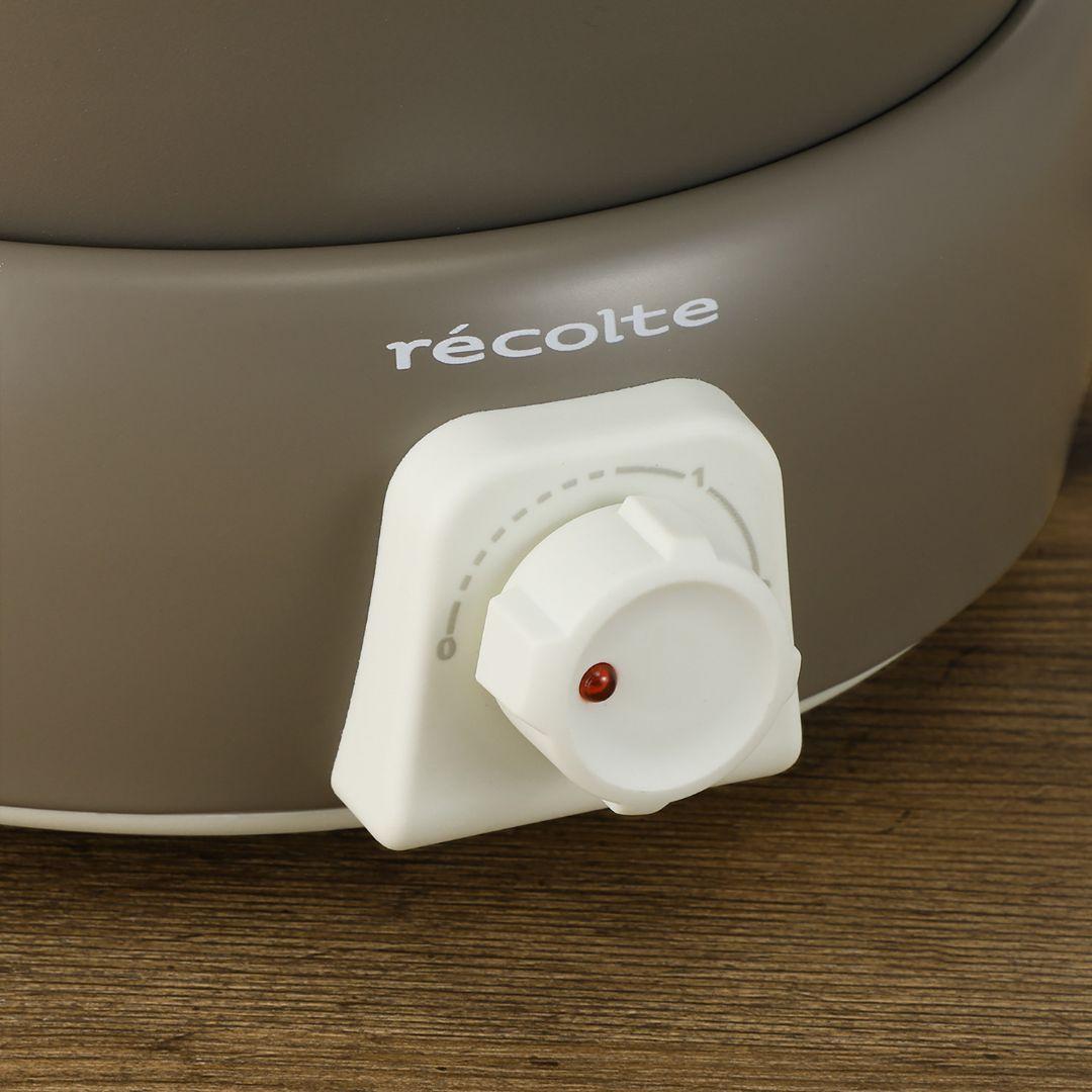 【新品】レコルト　ポットデュオタント ミルキーピンク たこ焼きプレート付き