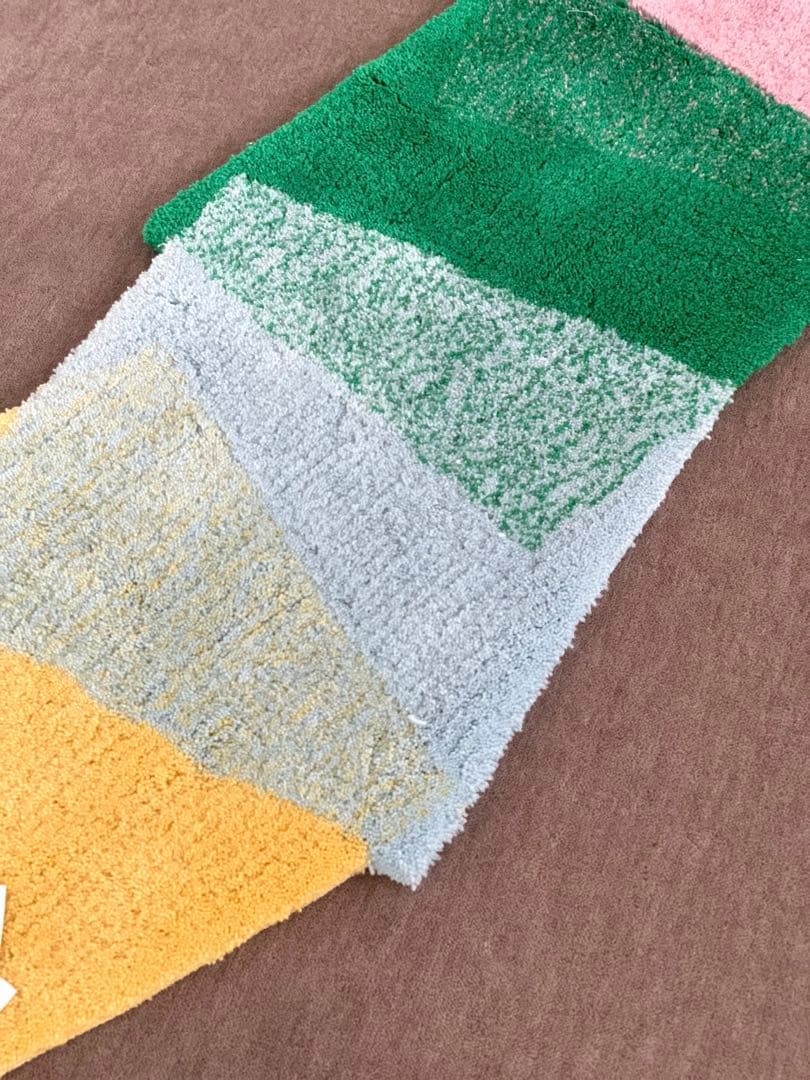 【新品】MIYOSHI RUG MR-017 SQUARE LONG RUG