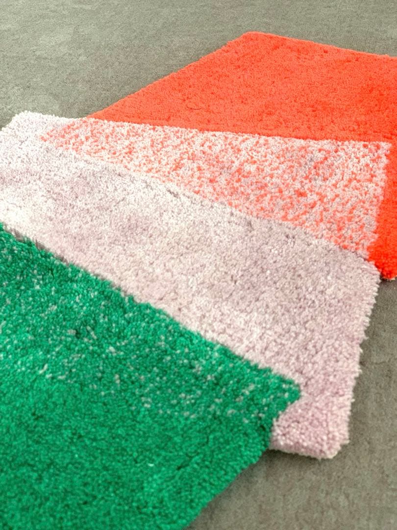 【新品】MIYOSHI RUG MR-017 SQUARE LONG RUG