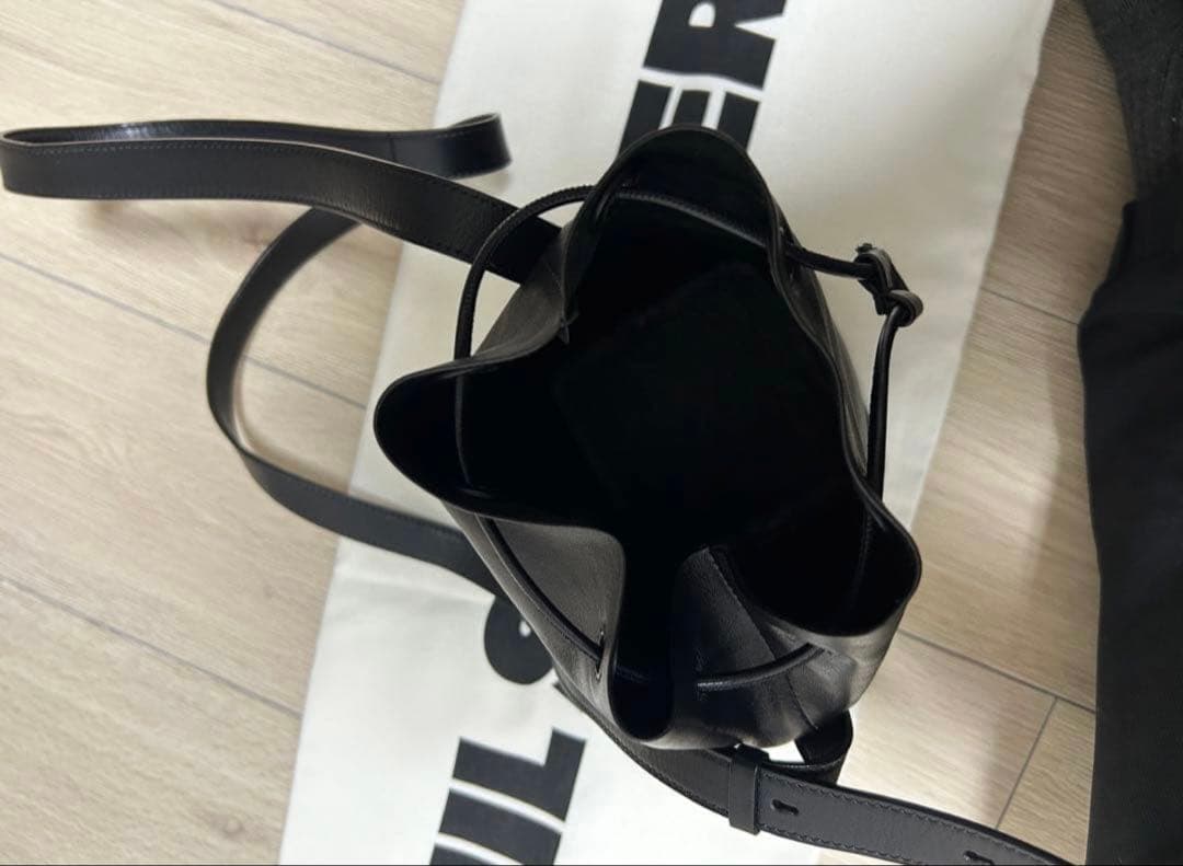 JIL SANDER ドローストリングショルダーバッグ