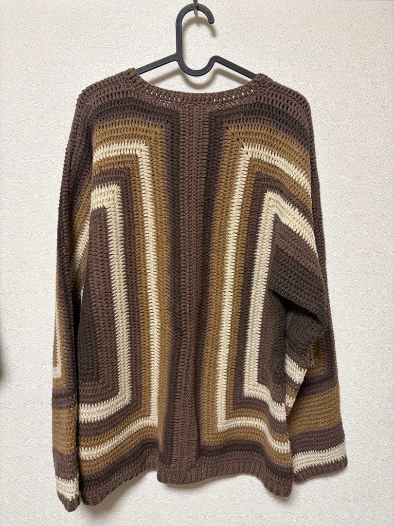 Supreme 2022SS ニットセーター　ブラウン Lサイズ