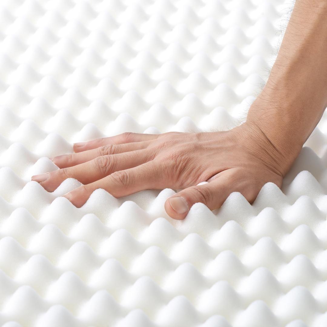 極厚10cmダブル 高反発マットレス 140×195 洗えるカバー 滑り止め付