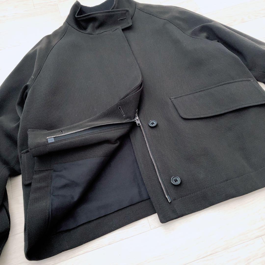 ２４年 美品 マーガレットハウエル　ウールツイル ブルゾン ジャケット Ⅱ 比翼