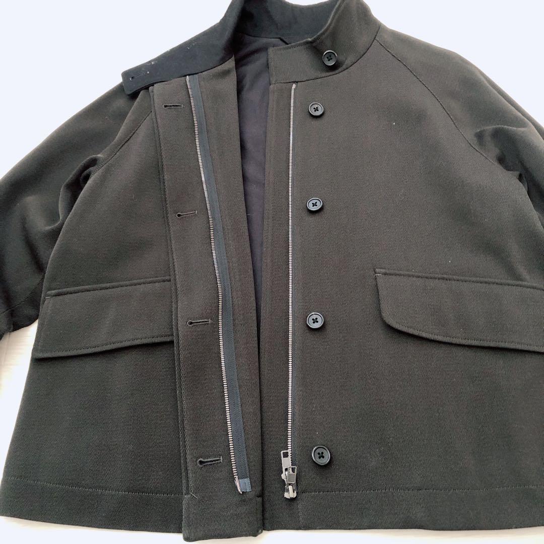 ２４年 美品 マーガレットハウエル　ウールツイル ブルゾン ジャケット Ⅱ 比翼