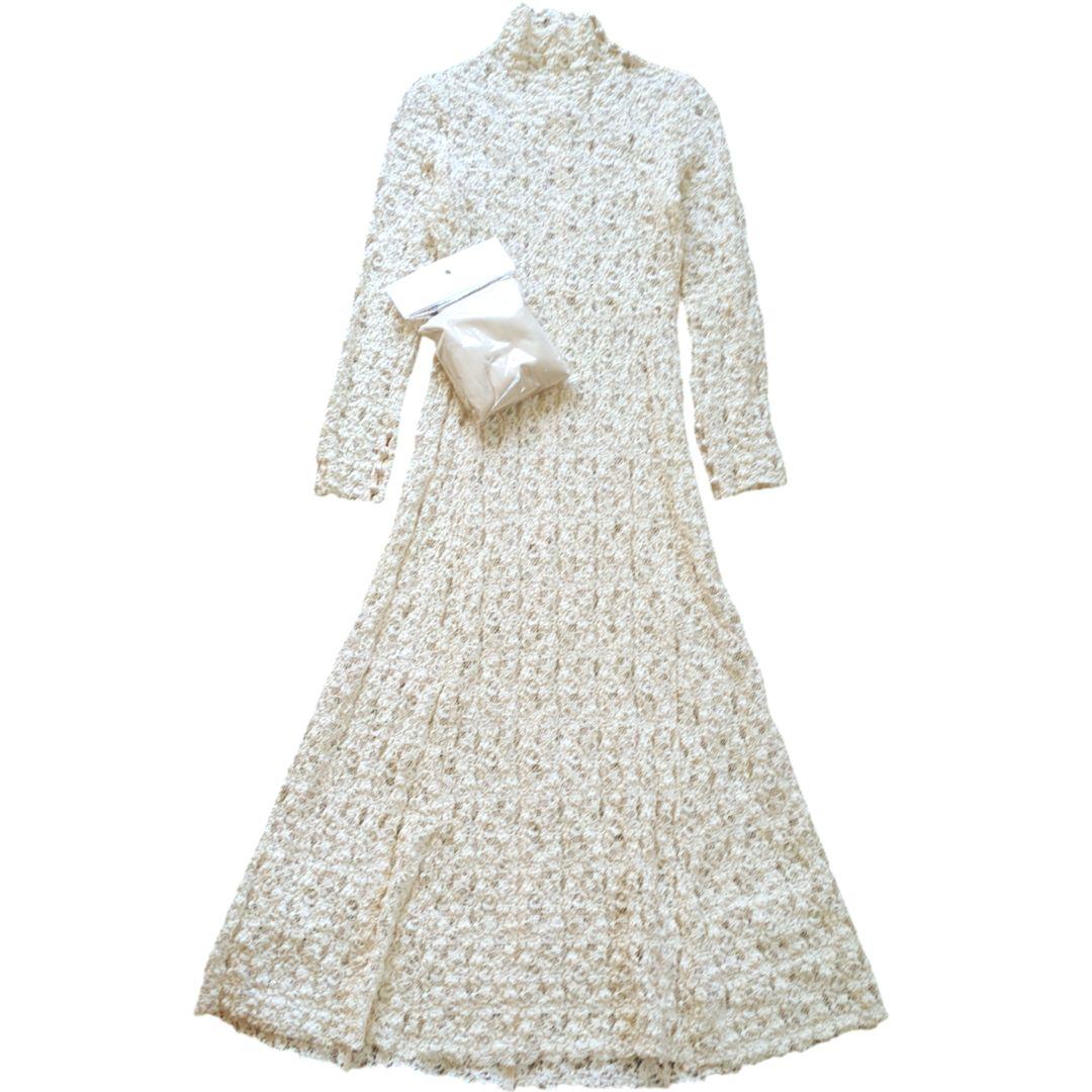 FRAY I.D 完売品 レースストレッチロングワンピース フレイアイディー